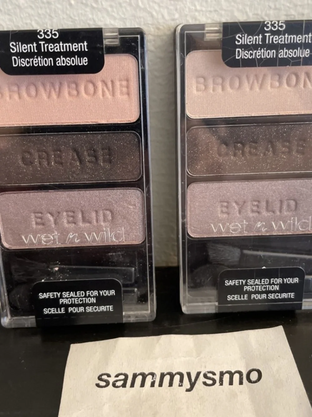 Wet N Wild ColorIcon Eye Shadow Trio 335 SILENT TREATMENT x2
